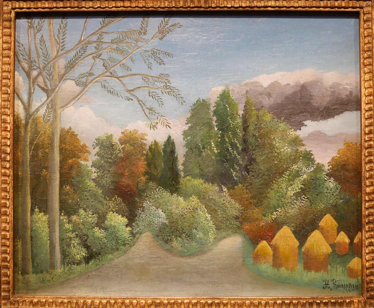 Margem do rio Oise de Henri J.F. Rousseau