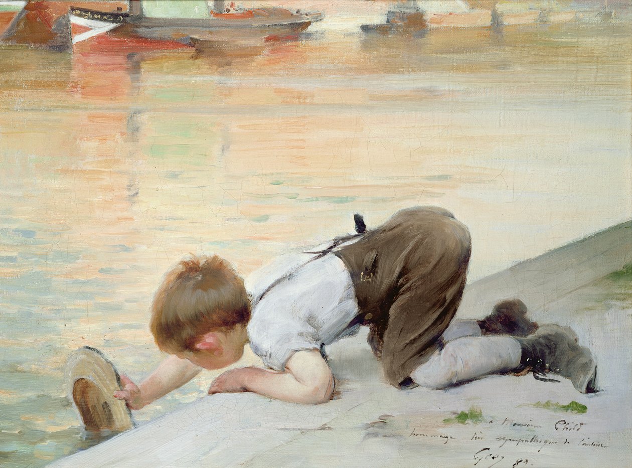 No cais de Henri Jules Jean Geoffroy
