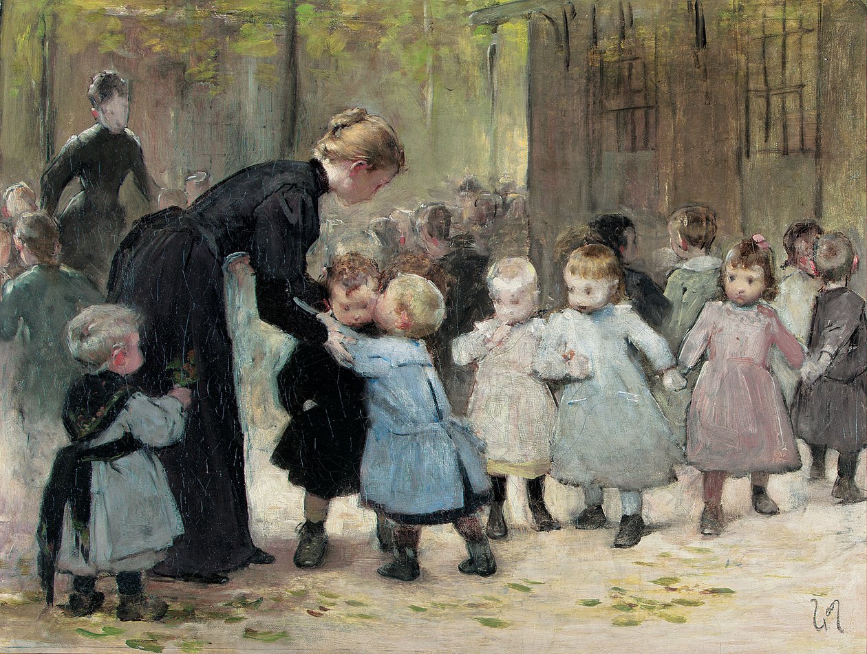 No parquinho de Henri Jules Jean Geoffroy