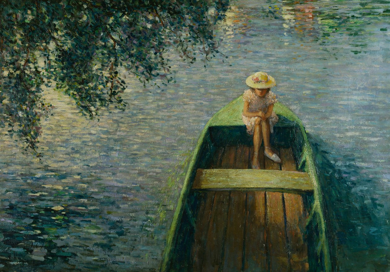 O barco no Marne, 1905 de Henri Lebasque