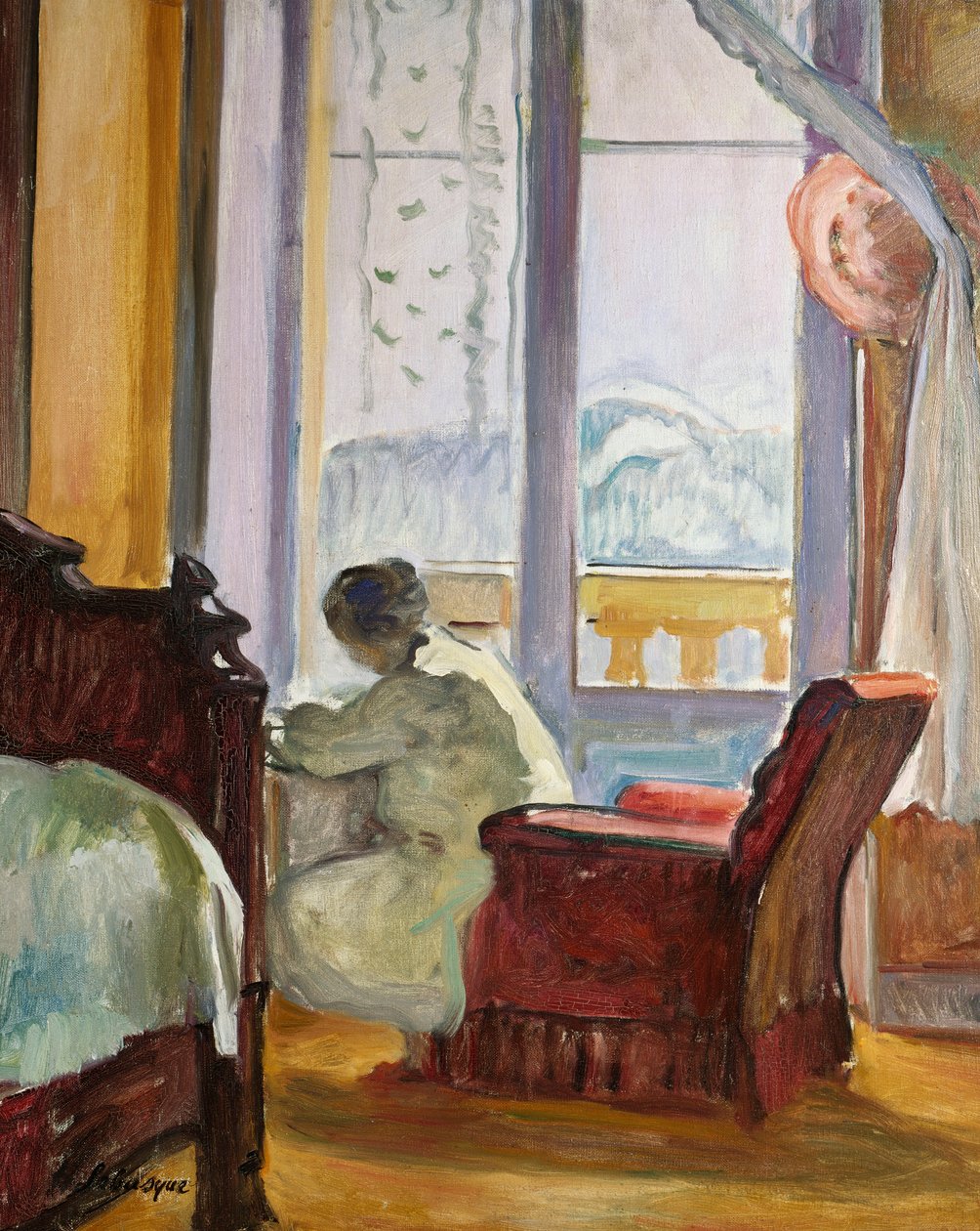 Escrita da mulher de Henri Lebasque