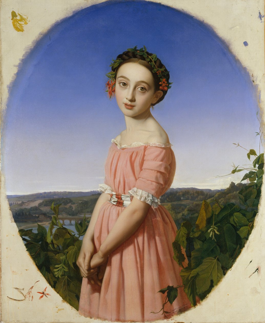 Faustine Léo 1832-1865, 1842. de Henri Lehmann