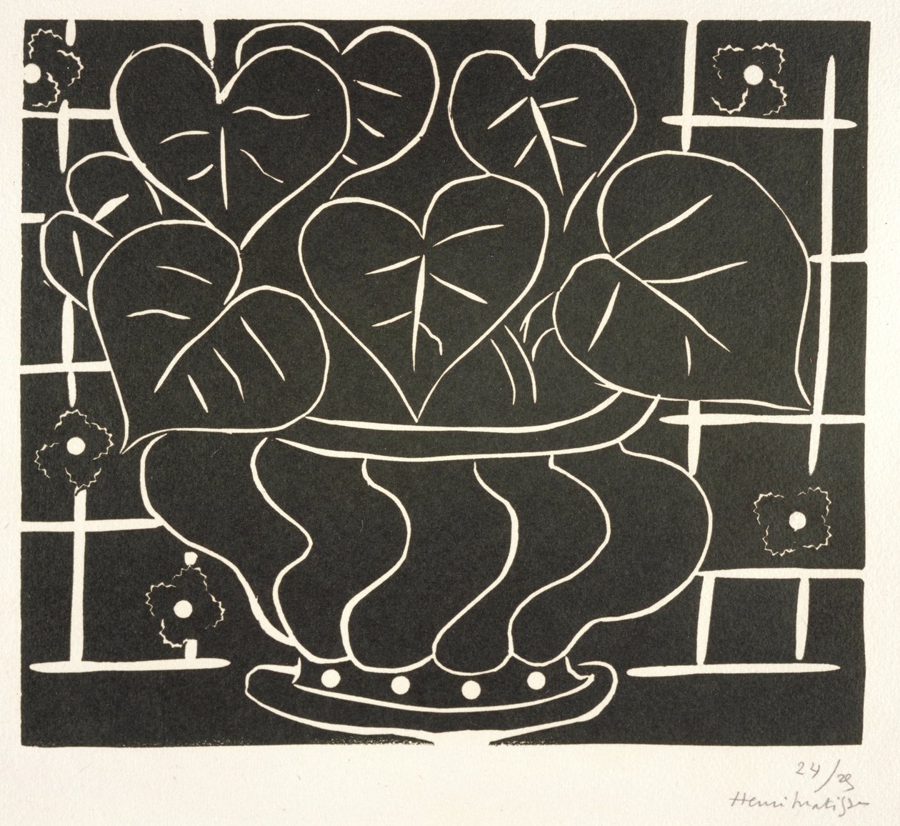 Taça de begónias I de Henri Matisse
