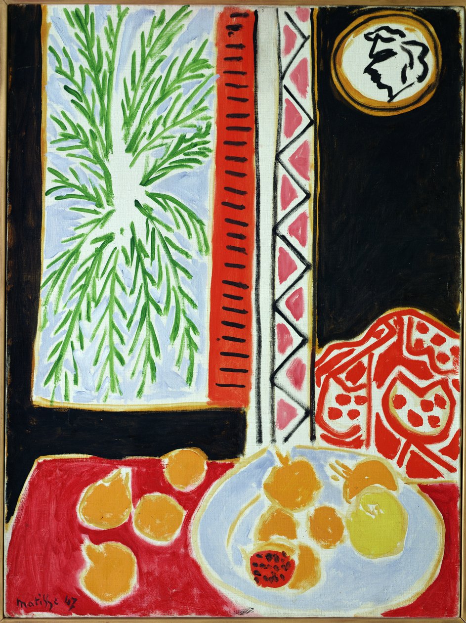 Natureza morta com romãs de Henri Matisse