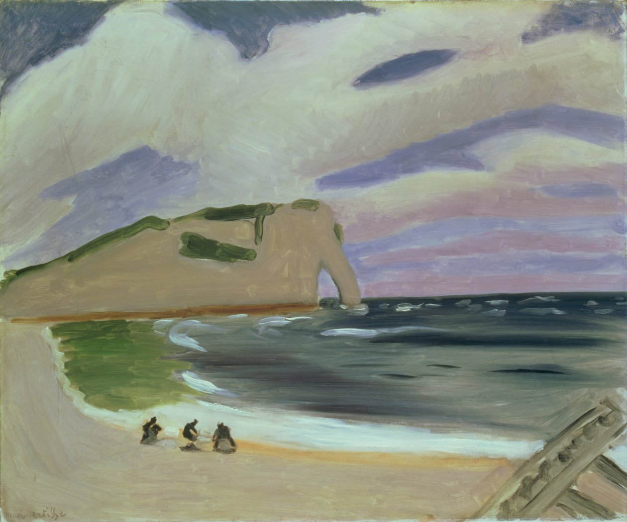Mulheres na praia, Etretat de Henri Matisse