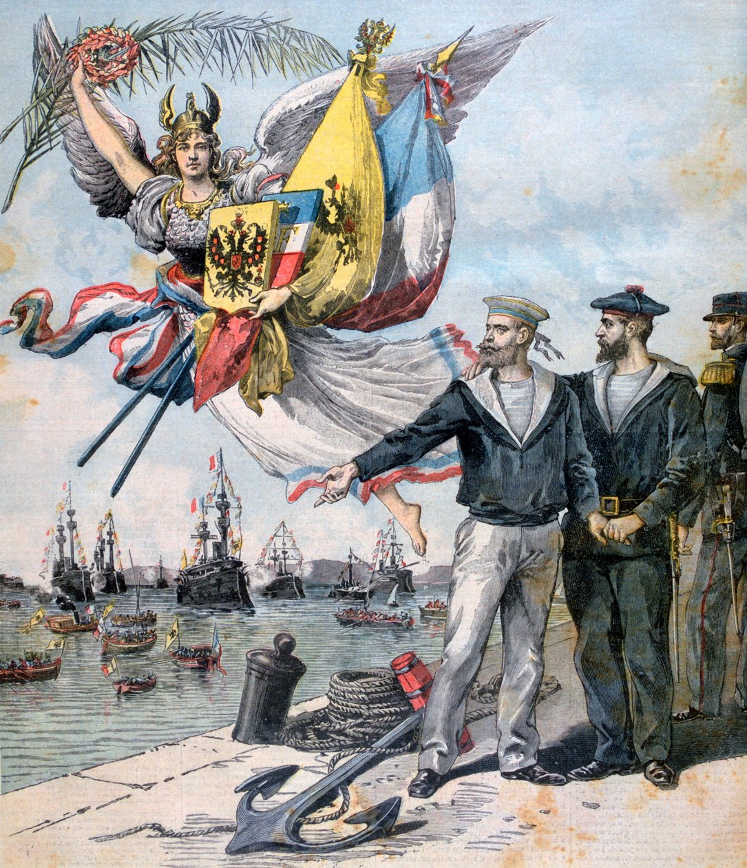 A Entente Franco-Russa, 1893 de Henri Meyer