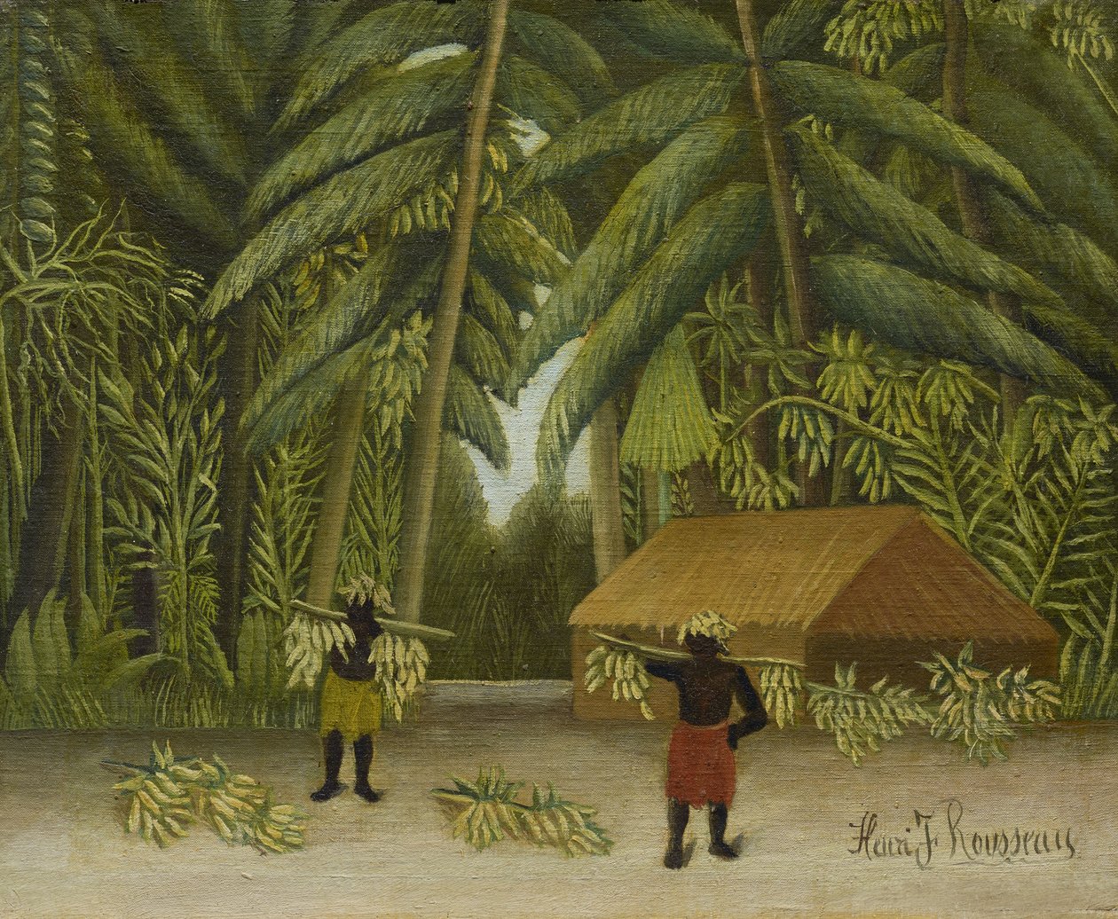 Colheita de Banana, 1907-10 de Henri Rousseau