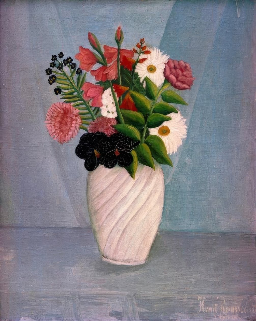Buquê de flores de Henri Rousseau