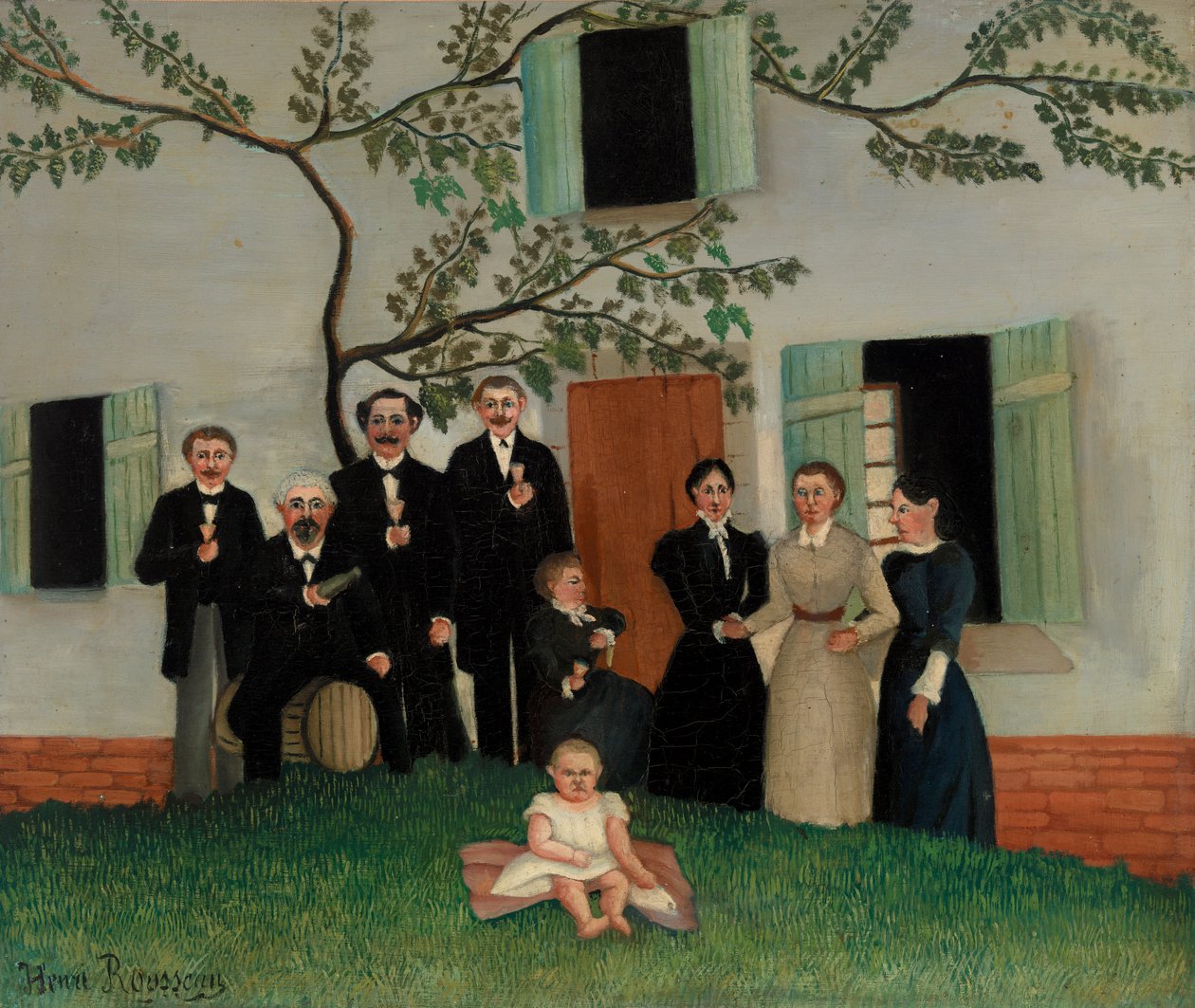 A Família (La Famille) de Henri Rousseau