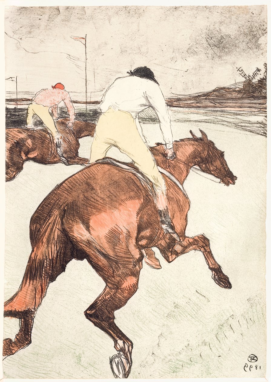 O jóquei de Henri de Toulouse Lautrec