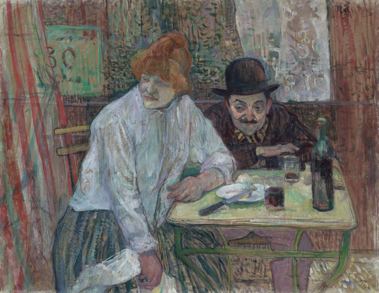 No Café La Mie de Henri de Toulouse Lautrec