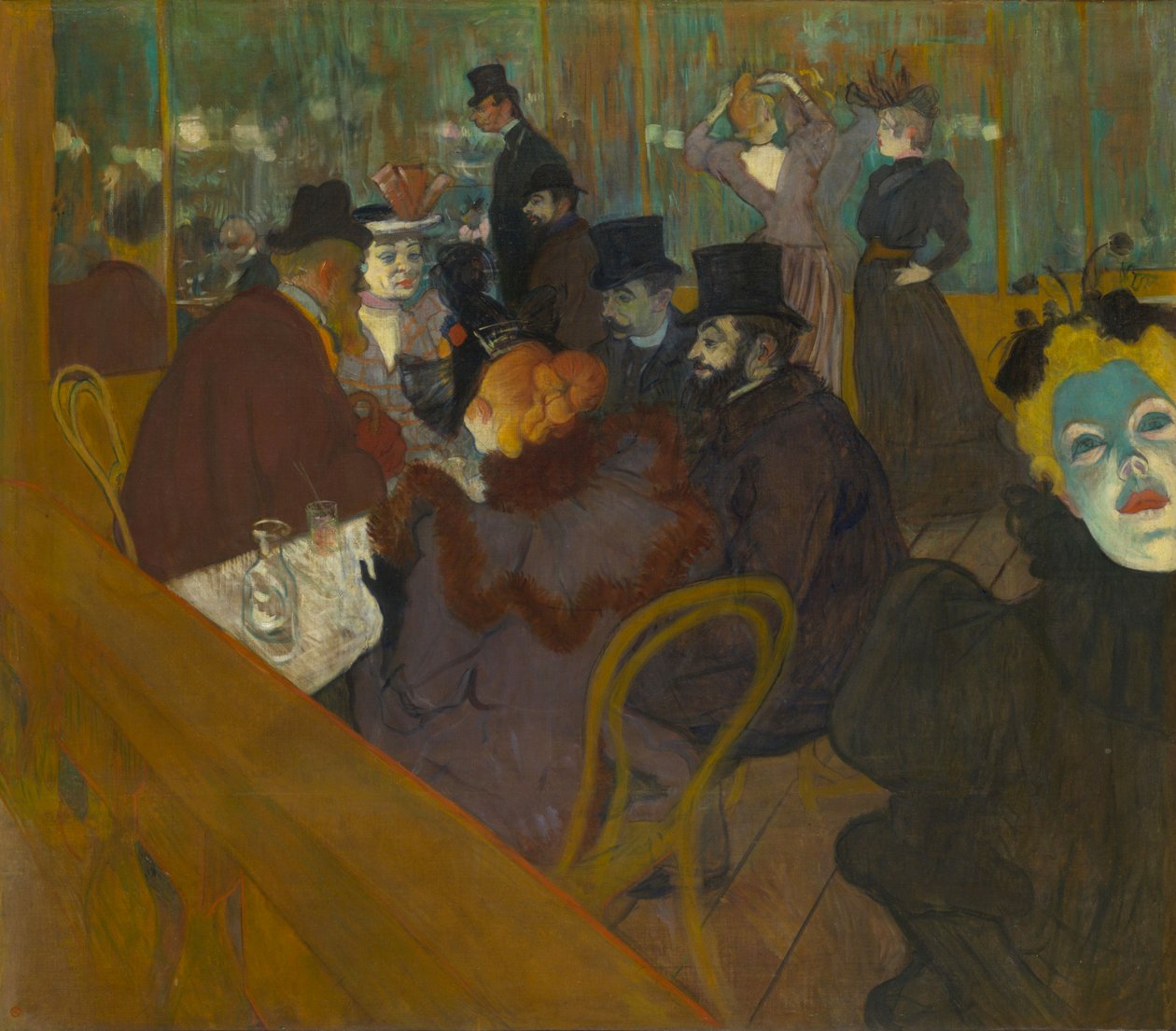 No Moulin Rouge de Henri de Toulouse Lautrec