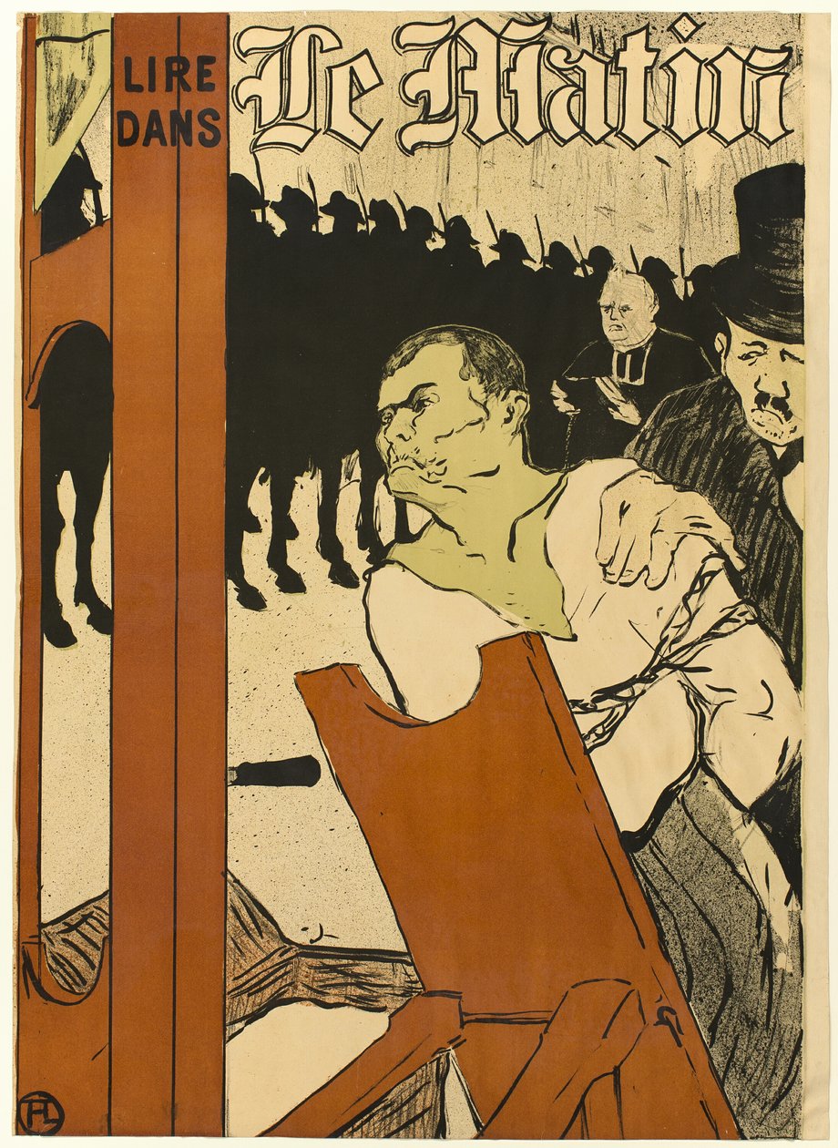 Ao pé do andaime de Henri de Toulouse Lautrec