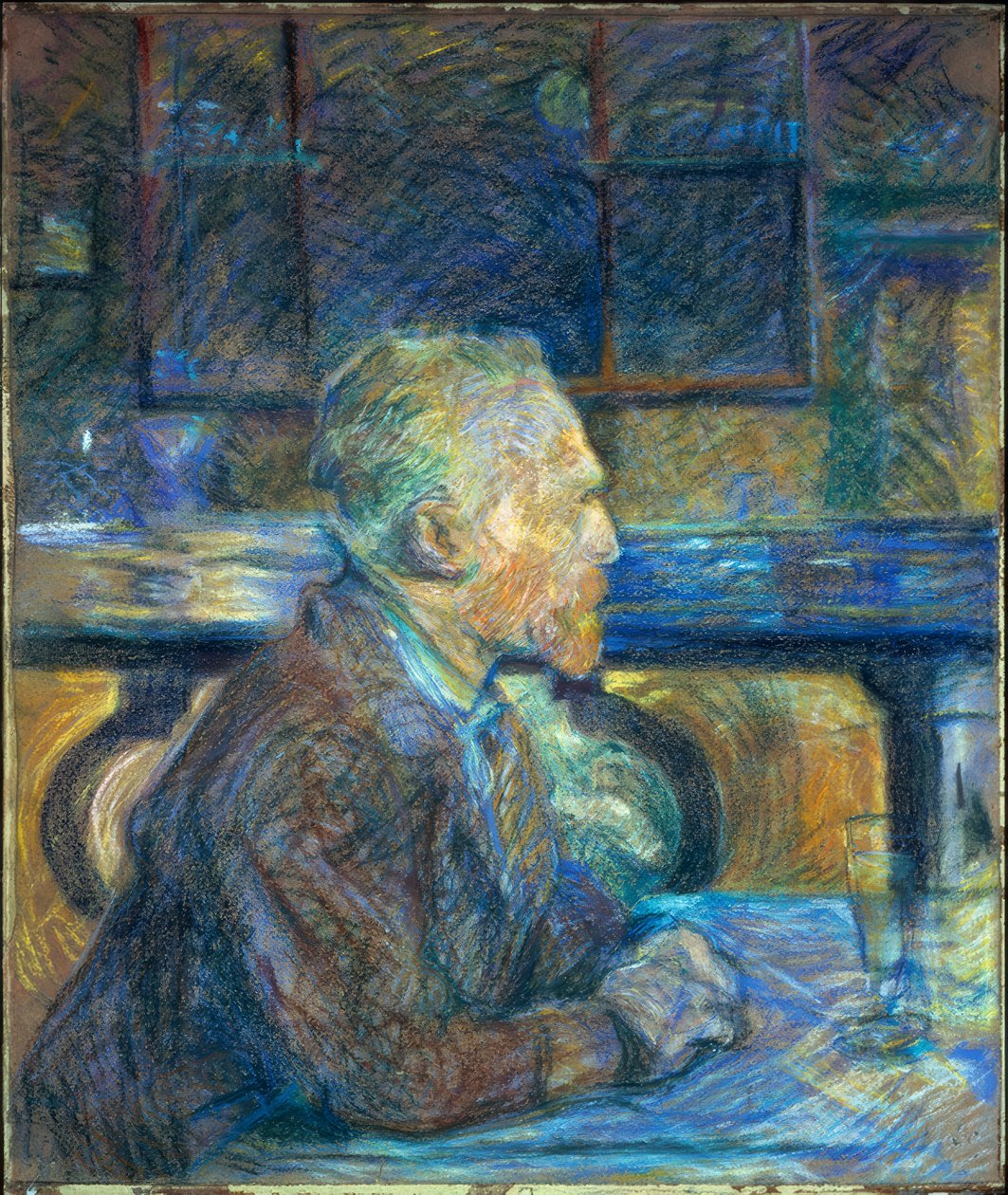 Retrato Vincent van Gogh de Henri de Toulouse Lautrec