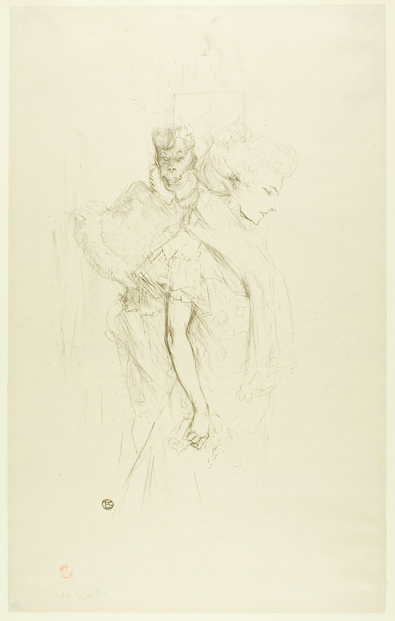 Branco e preto de Henri de Toulouse Lautrec