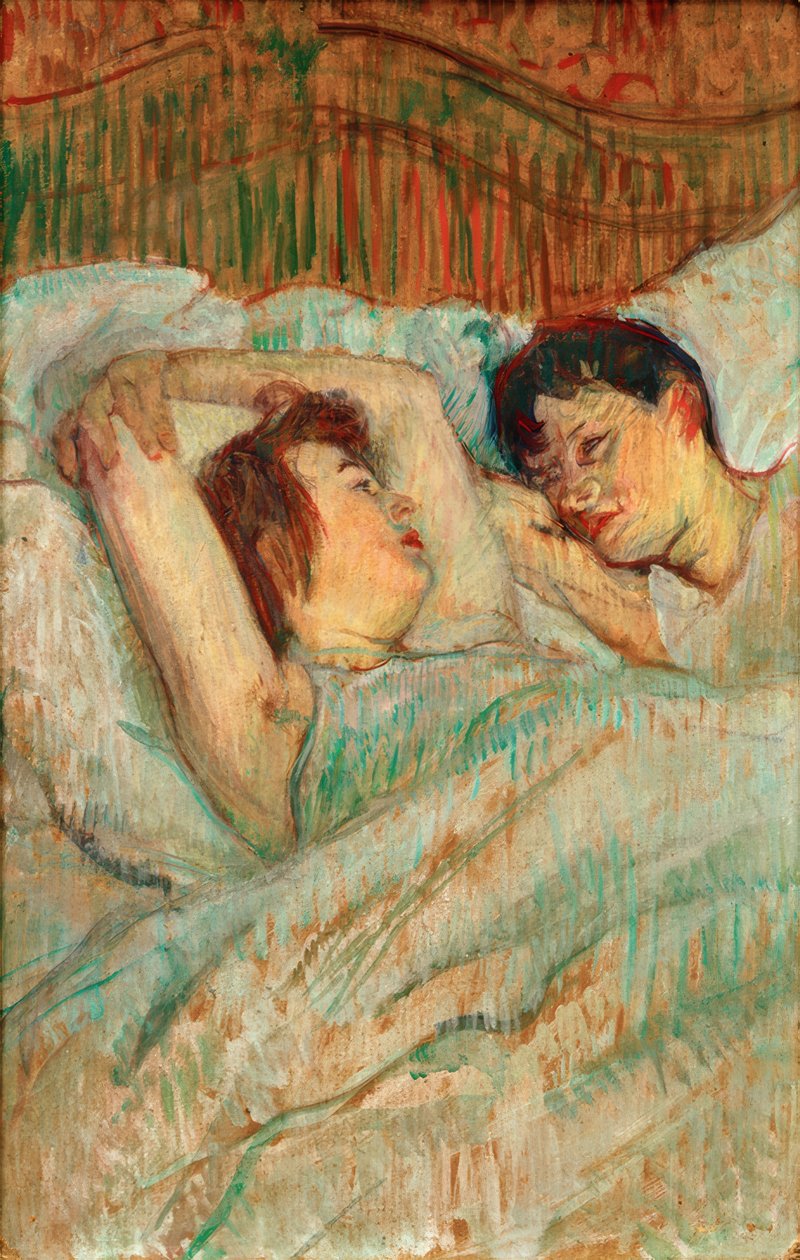 Na cama de Henri de Toulouse Lautrec