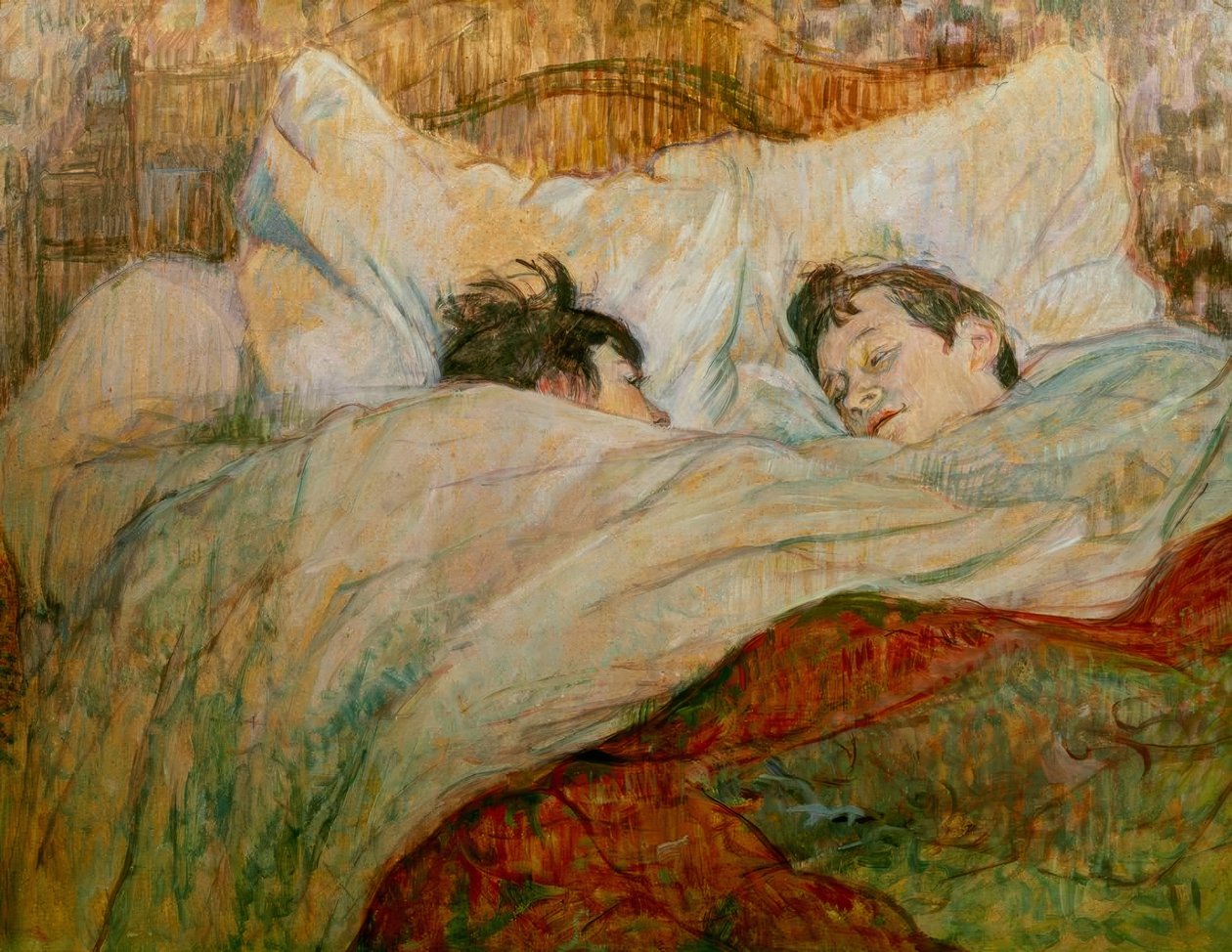 A cama de Henri de Toulouse Lautrec