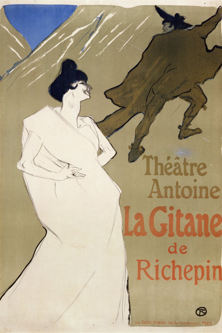O cigano de 1899 de Henri de Toulouse Lautrec