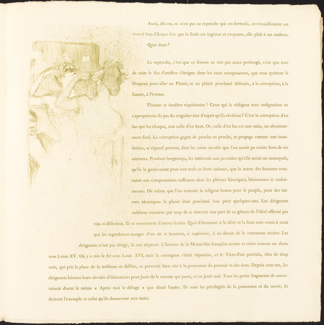 Yvette Guilbert de Henri de Toulouse Lautrec