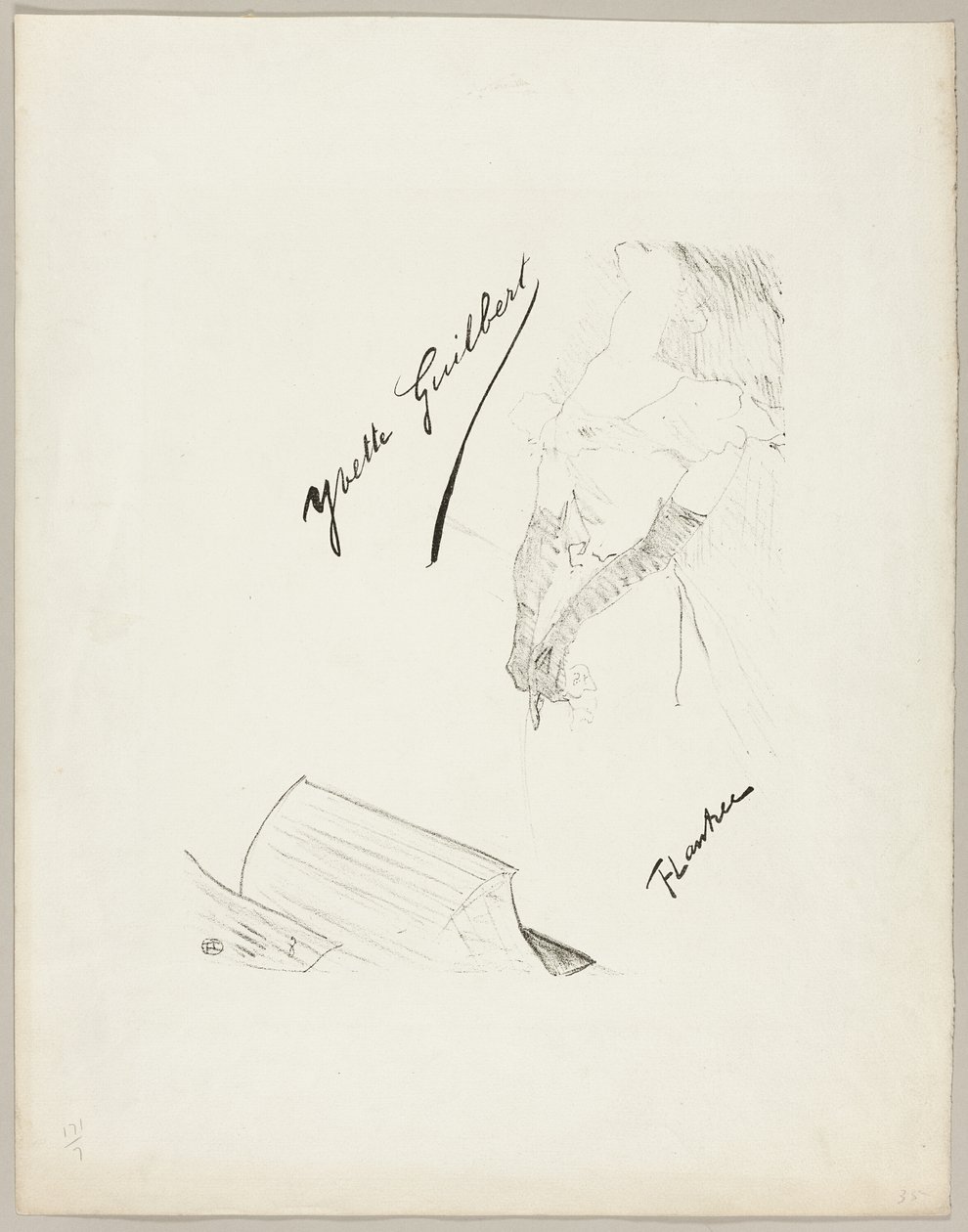 Yvette Guilbert de Henri de Toulouse Lautrec