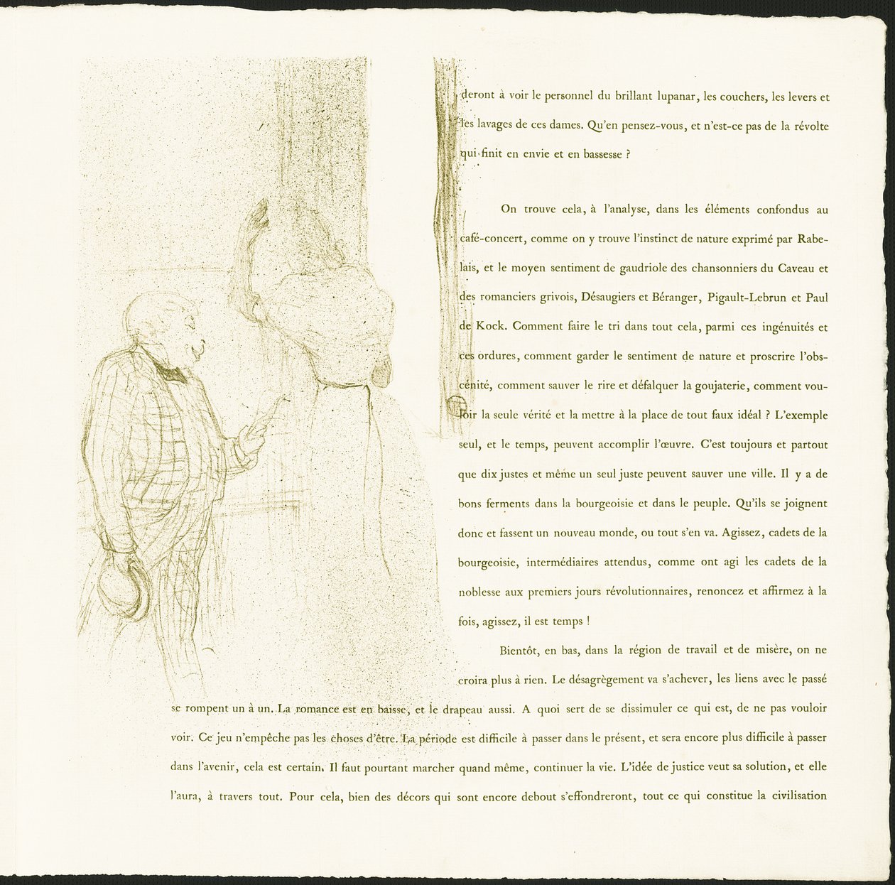 Yvette Guilbert de Henri de Toulouse Lautrec