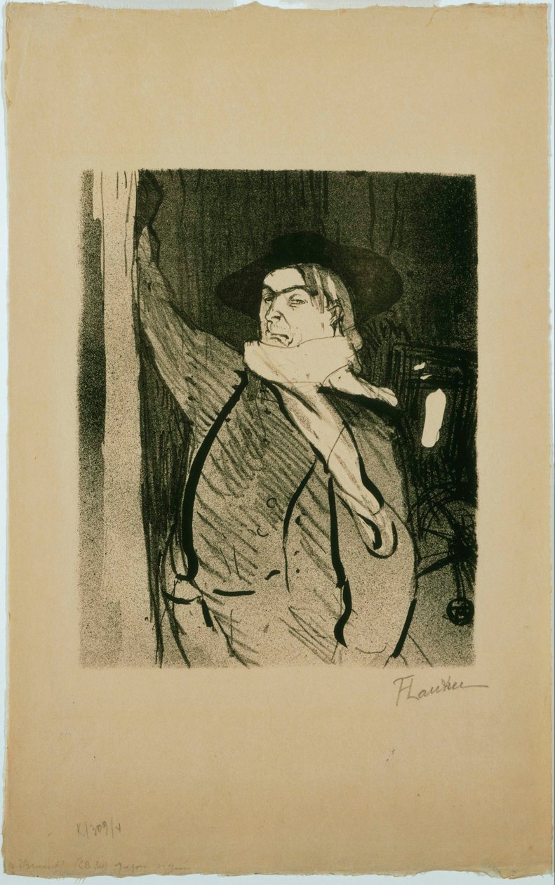 Aristide Bruant de Henri de Toulouse Lautrec