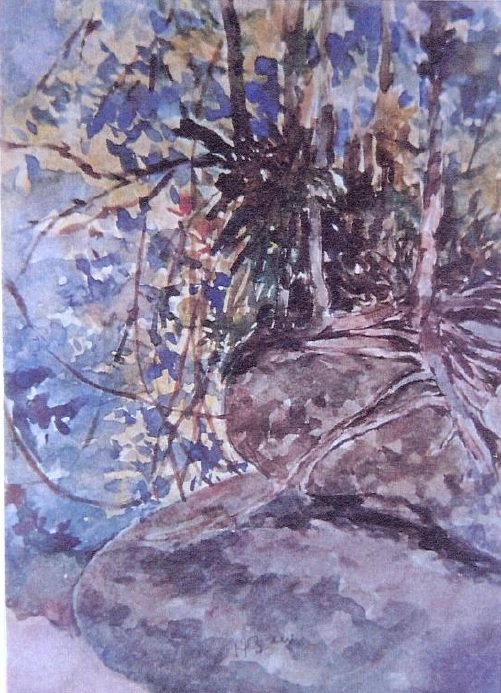 Estudo - Rochas de Henrique Bernardelli
