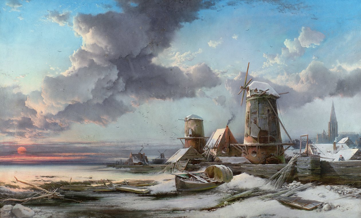 Nascer do sol gelado, Leiden de Henry Bright