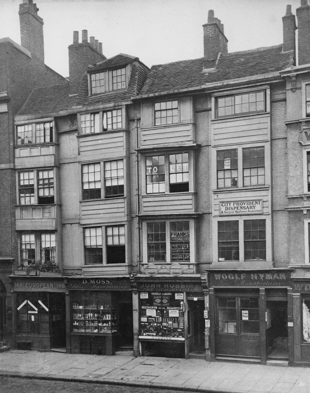 Rua Aldersgate, c.1879 de Henry Dixon