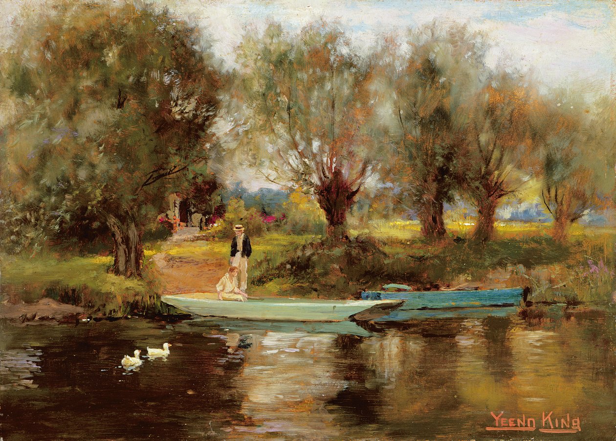 Ferry em Clifton de Henry John Yeend King