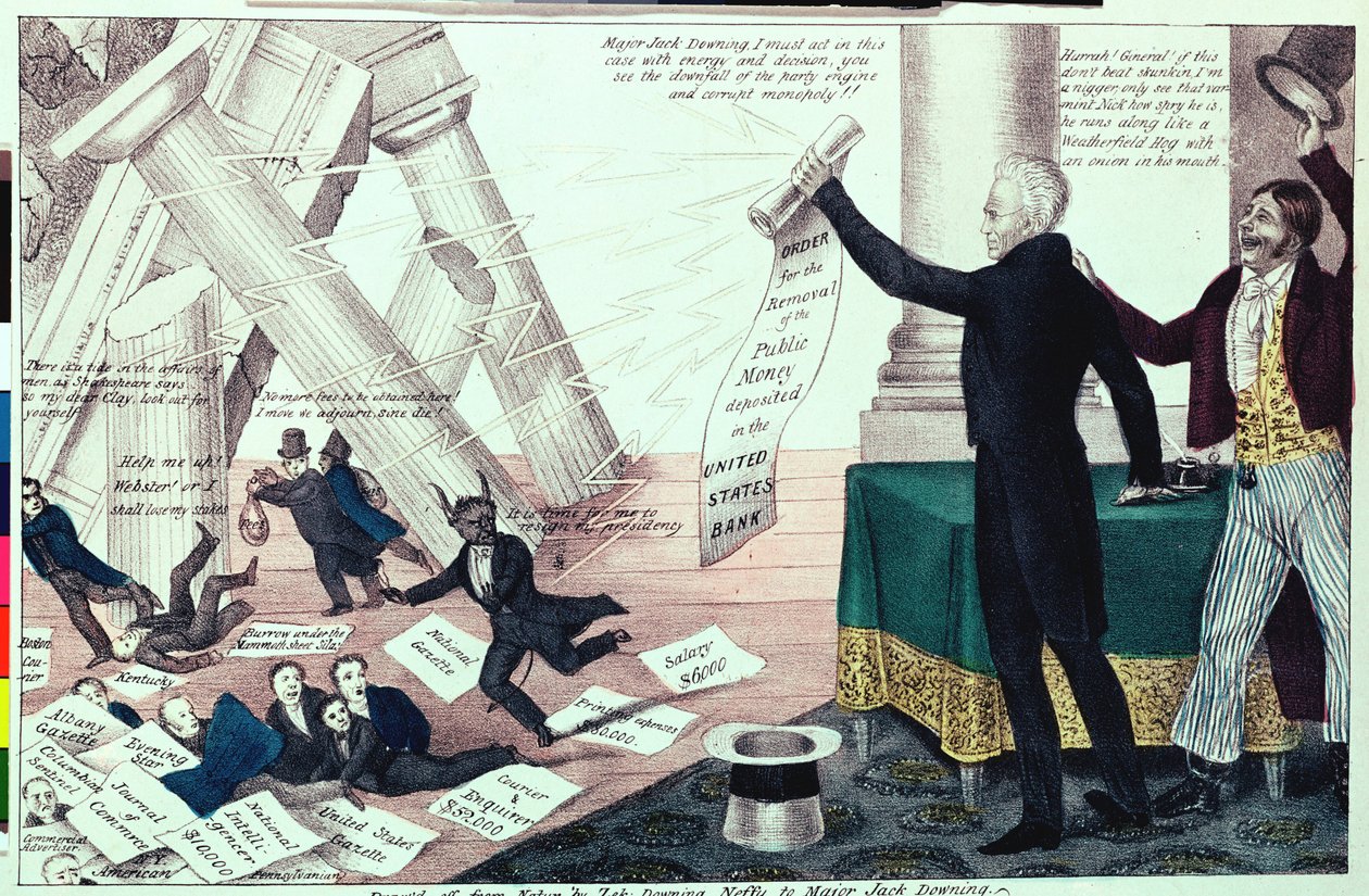 Queda do banco mãe, 1833 de Henry R. Robinson