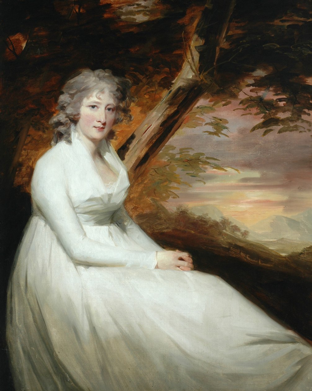 Sra Anne Stewart de St Fort de Henry Raeburn