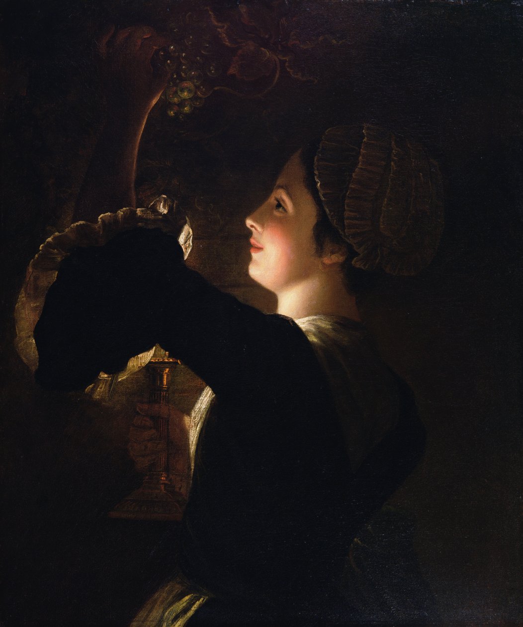Uvas e luz de velas de Henry Robert Morland