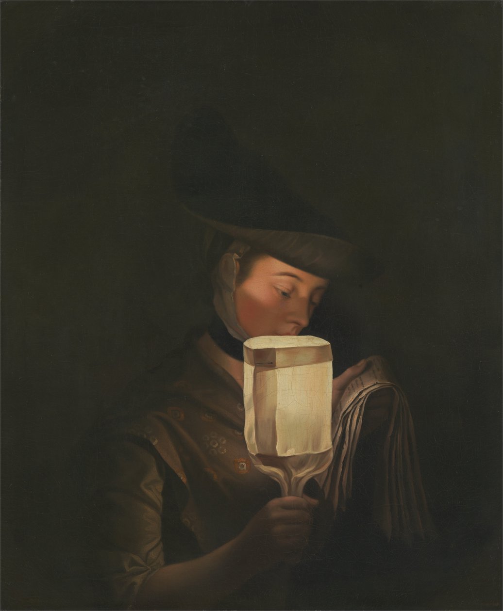 A cantora de balada de Henry Robert Morland