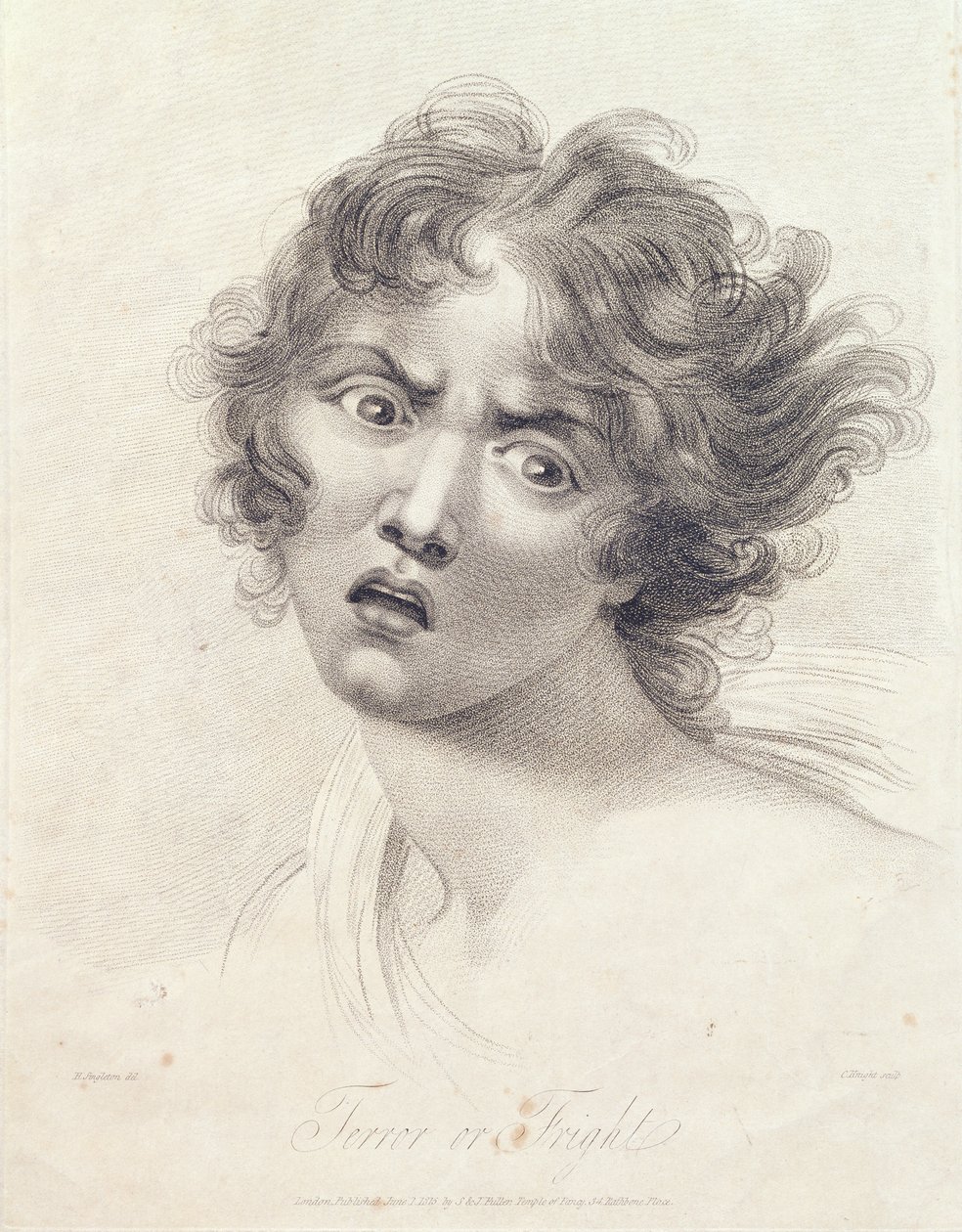 Terror ou susto, 1815 de Henry Singleton
