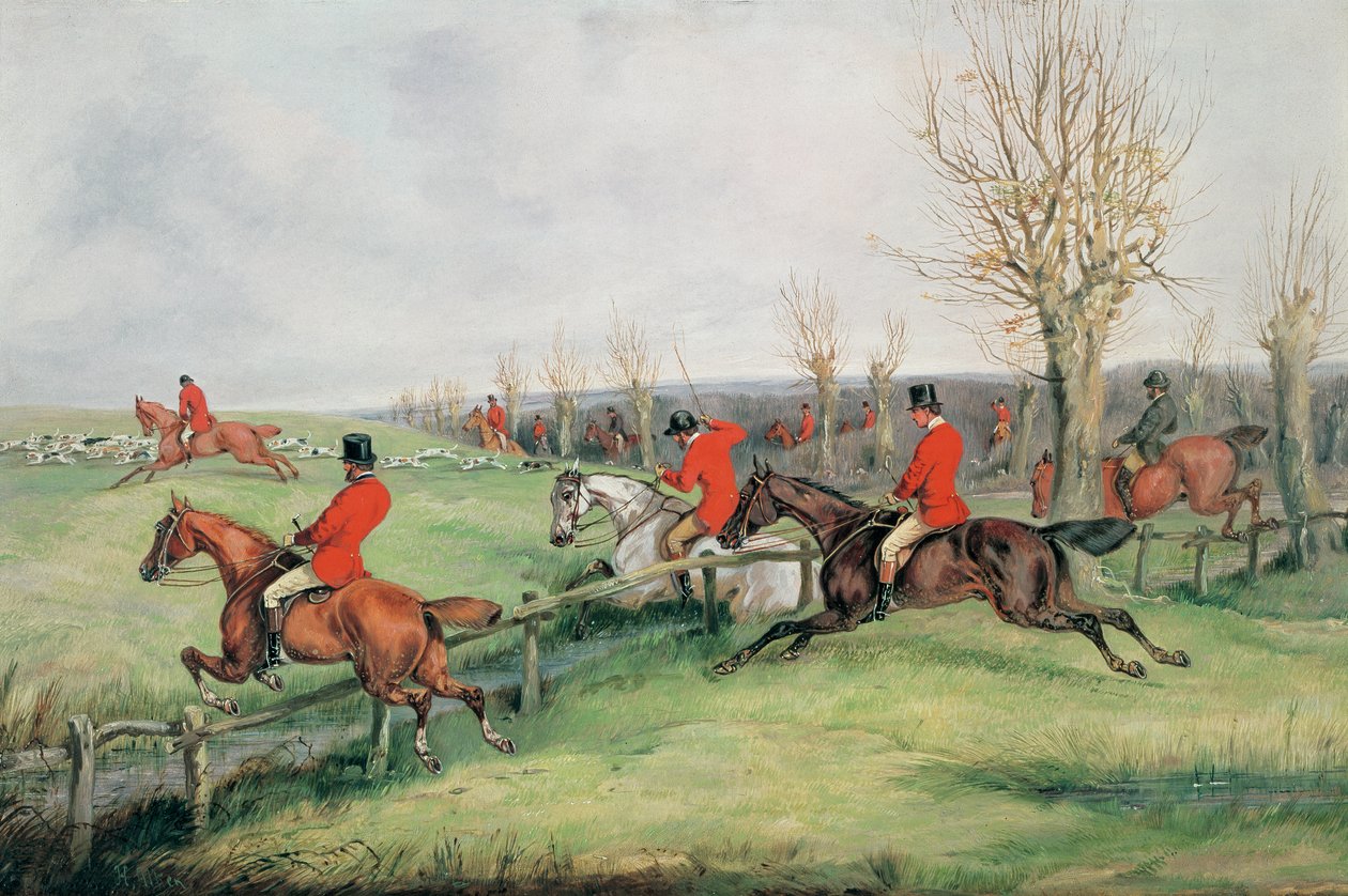 Cena esportiva, século XIX de Henry Thomas Alken