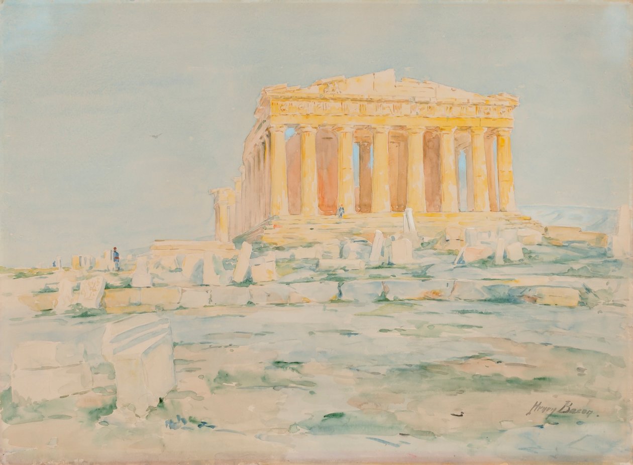 O Partenon, fachada oeste de Henry Bacon