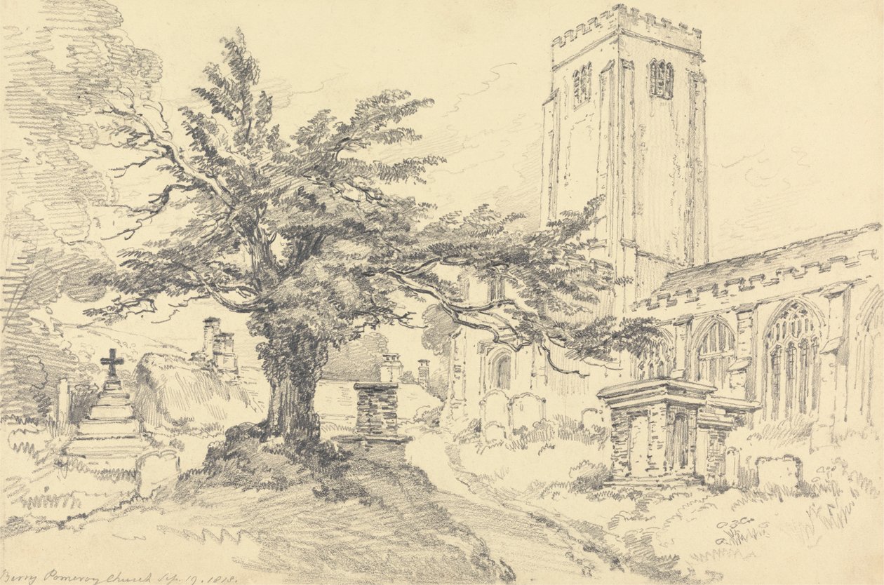Igreja Berry Pomeroy de Henry Edridge
