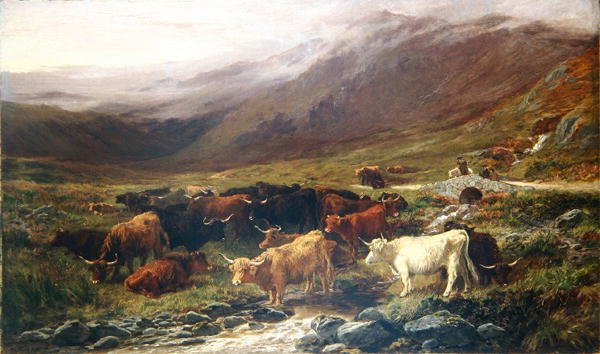 Vacas nas Terras Altas de Henry Garland