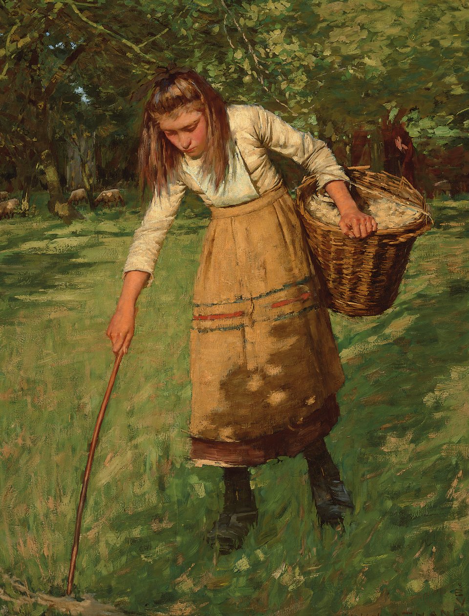 O Coletor de Lã, de Henry Herbert La Thangue