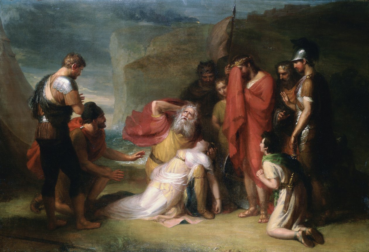 Lear e Cordelia, c.1820 de Henry Howard