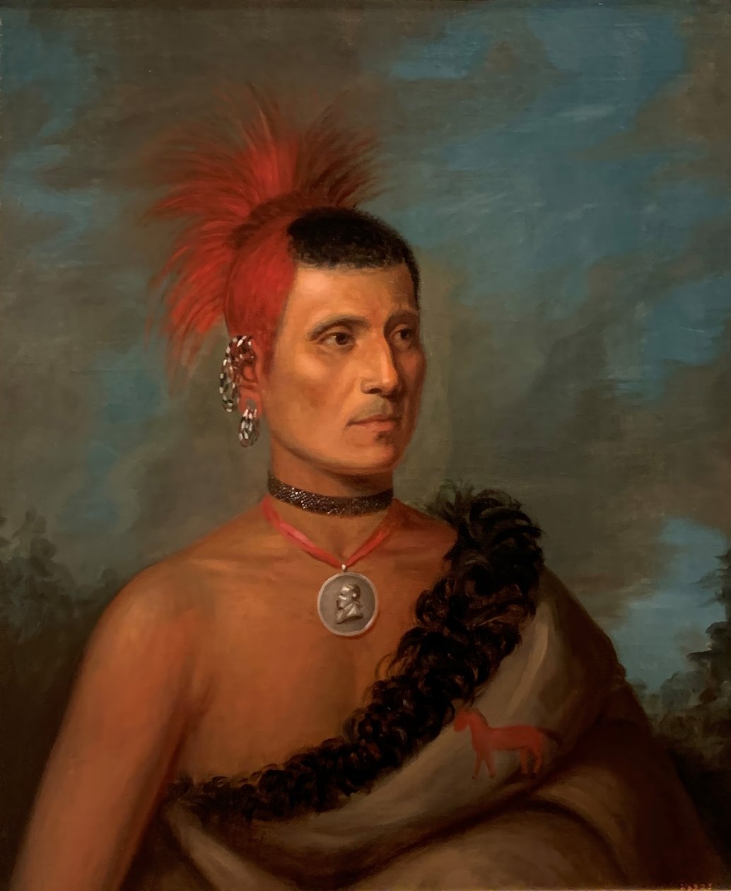 Pace-ke-le-ch-co, 1832-33. de Henry Inman