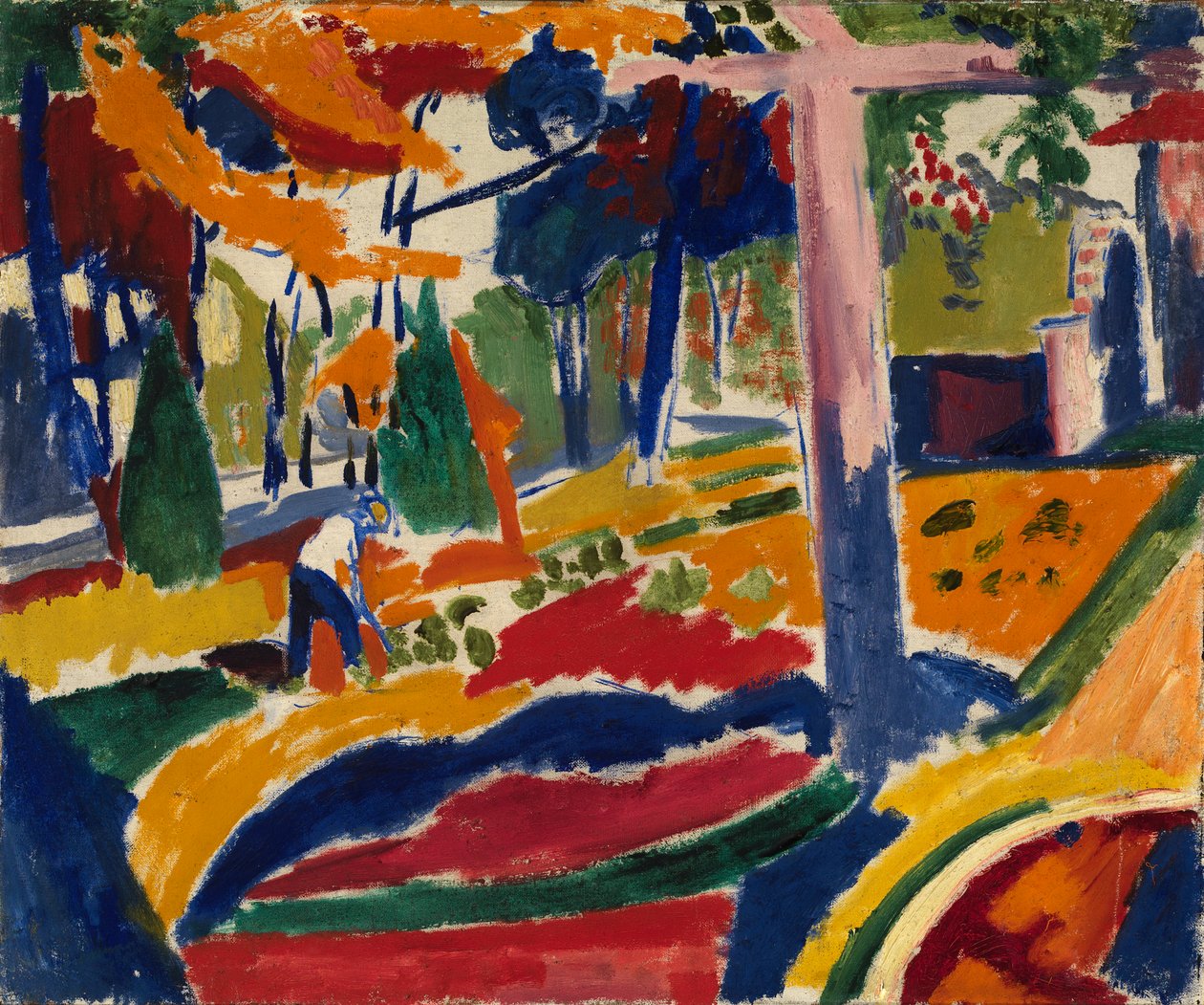 Jardim, c. 1915. de Henry Lyman Saÿen