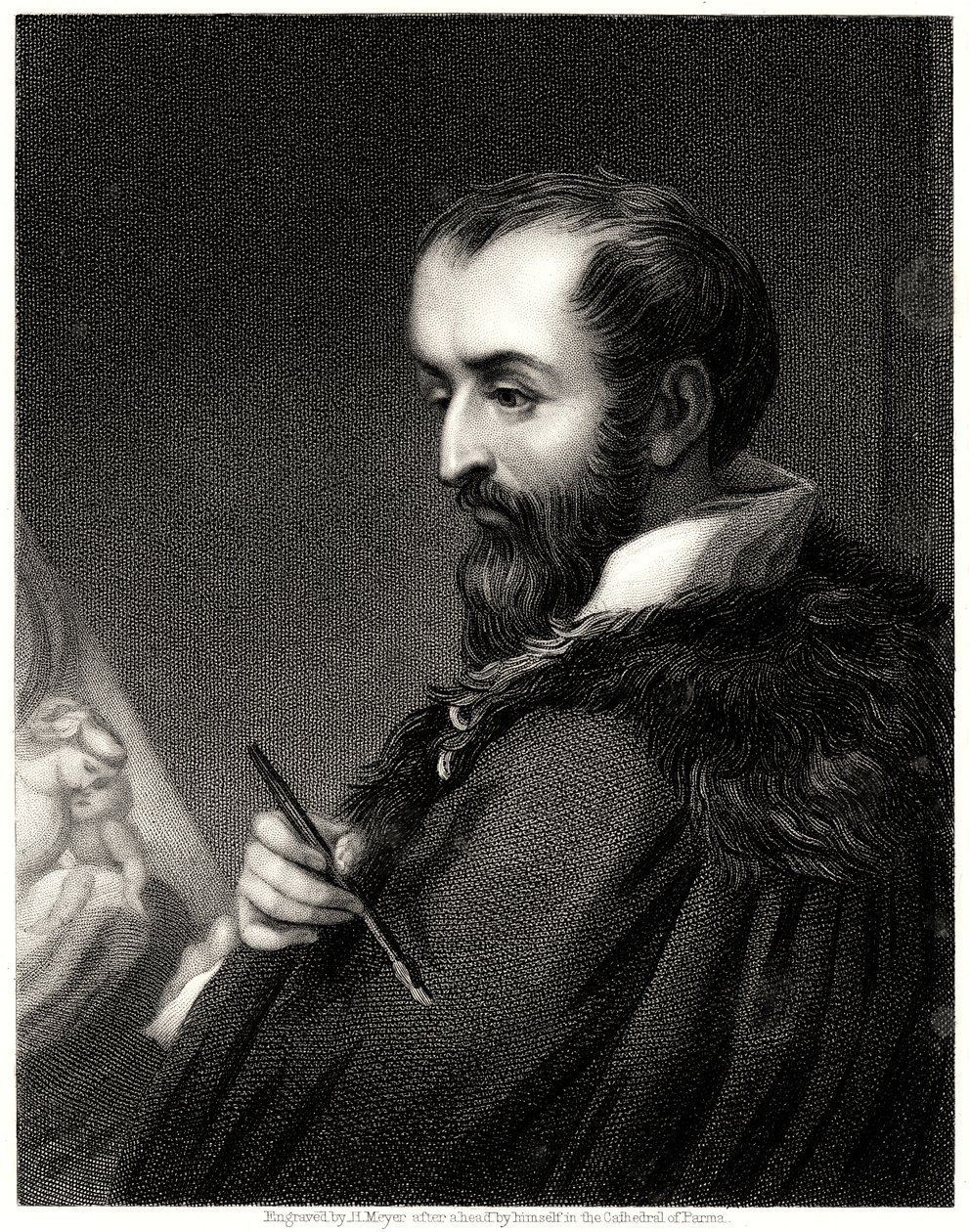 Correggio, século XIX de Henry Meyer