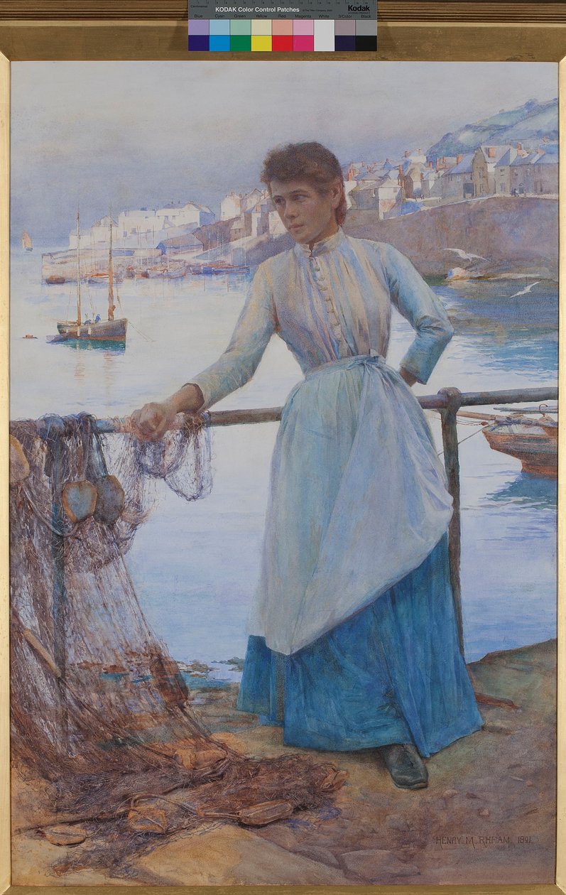 Menina de Azul de Henry Meynell Rheam