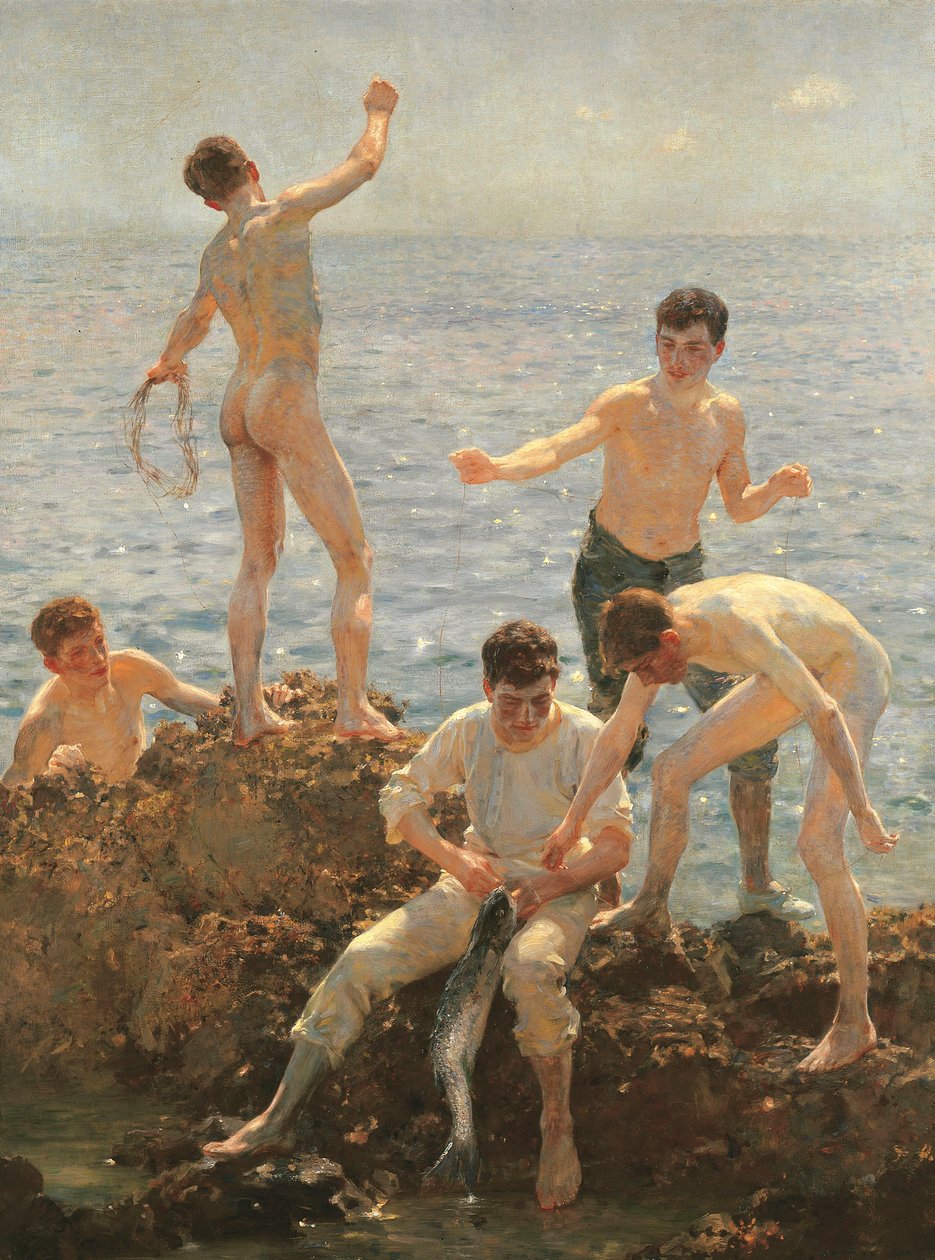 Manhã de Verão, 1908 de Henry Scott Tuke