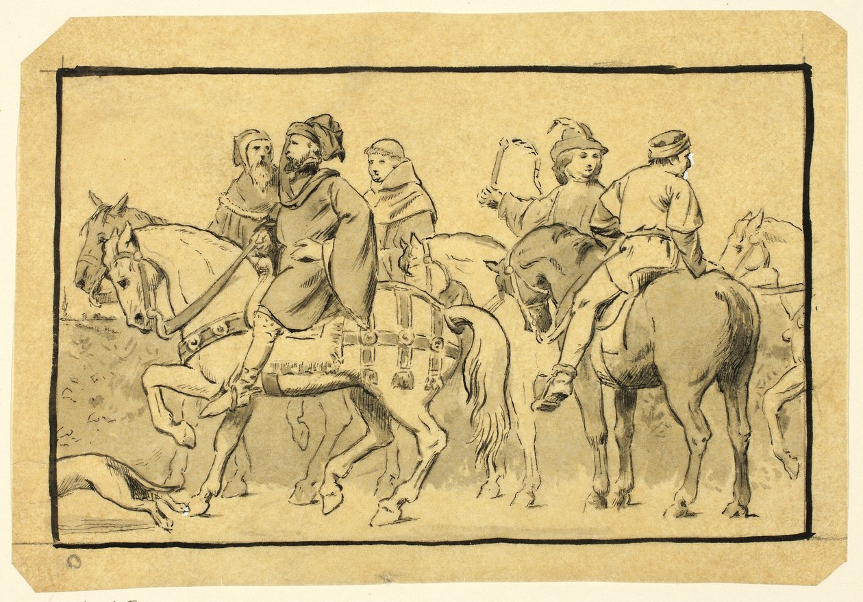 Peregrinos de Canterbury de Henry Stacy Marks
