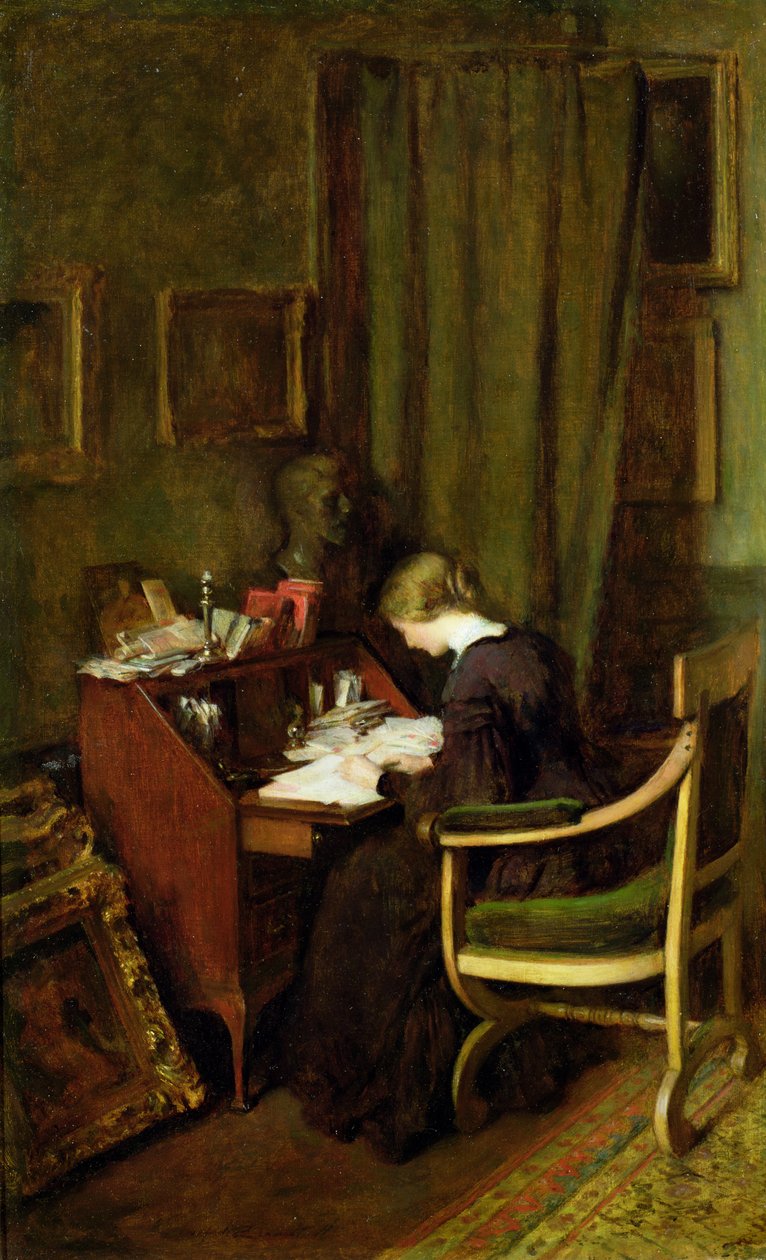 Na sua mesa de Henry Thomas Schafer