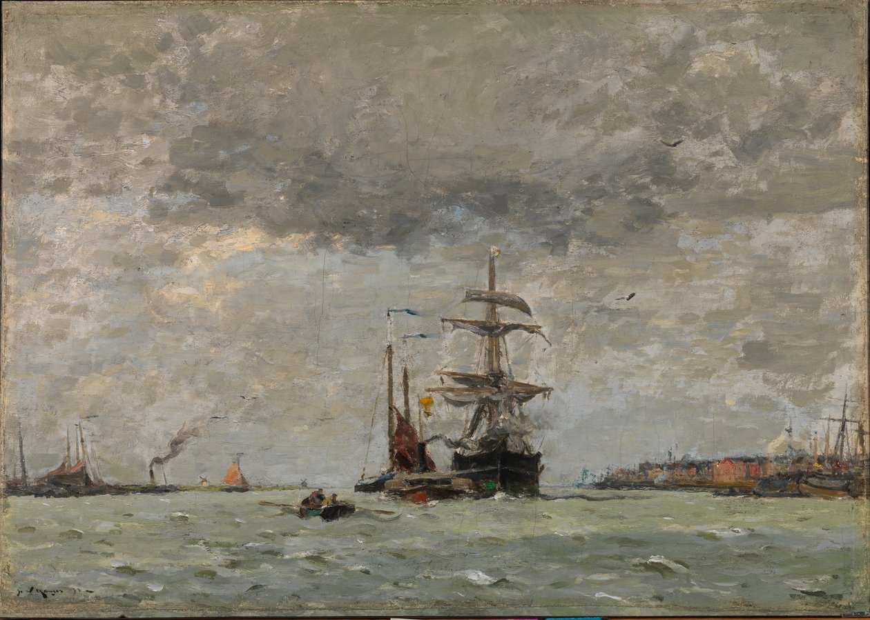 Entrada do Porto, 1890. de Henry Ward Ranger