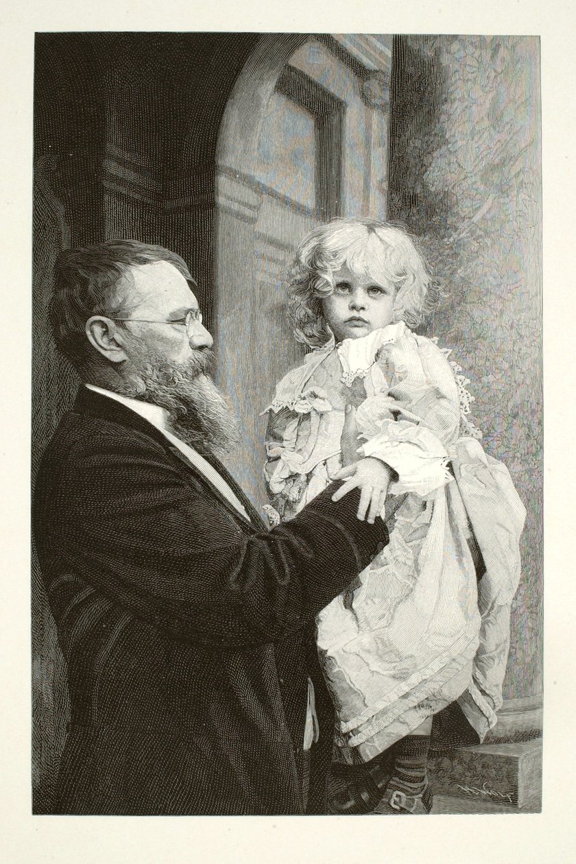 Lenbach e o seu filho de Henry Wolf